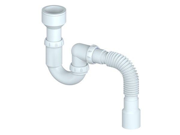 Сифон для писсуара 50 прямоточный с гибким соединением д.40х40/50 (сифон для писсуара прямоточный) Unicorn K325