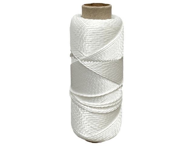 Нить полиамидная крученая 1,2 мм белая 100 м STARFIX SMP-77466-100
