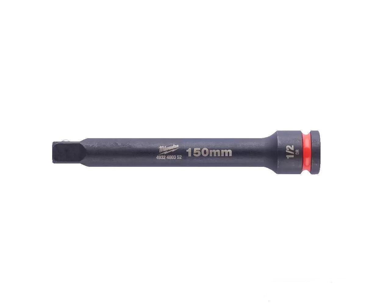 Удлинитель 150 мм для головок Shockwave с квадрата 1/2" на квадрат 1/2" MILWAUKEE 4932480352