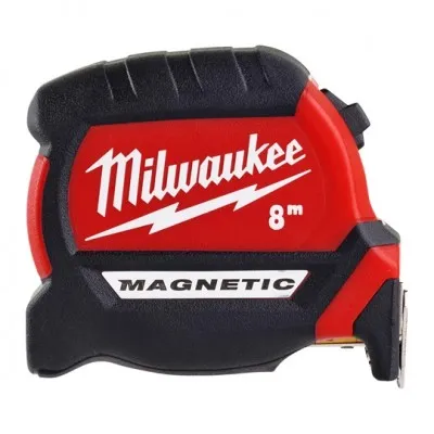 Рулетка 8 м / 27 мм Magnetic Premium, MILWAUKEE Milwaukee 4932464600