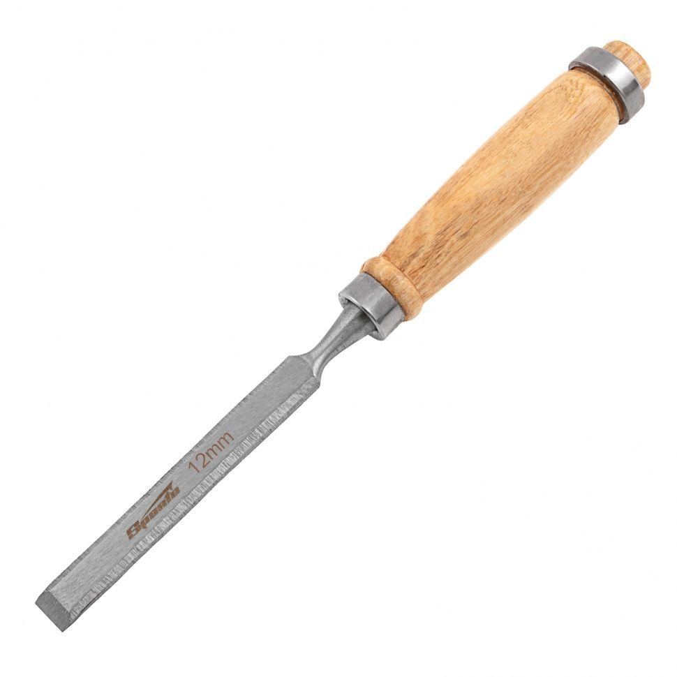 Долото-стамеска 12 мм, деревянная рукоятка  Sparta 242445