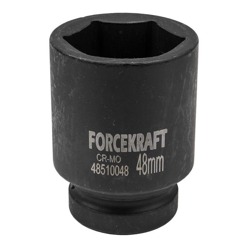 Головка ударная глубокая 1", 48мм (6гр)  FORCEKRAFT FK-48510048