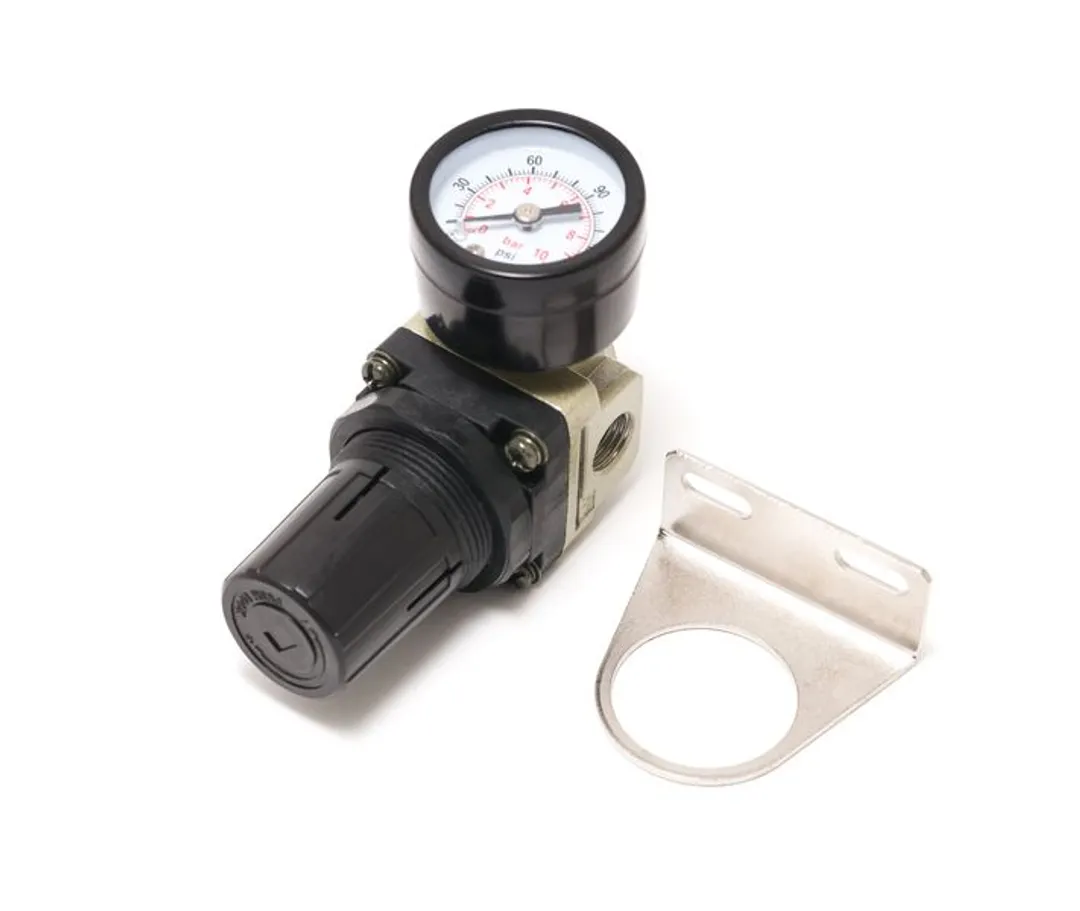Регулятор давления воздуха с индикатором 1/4(f)-1/4(M) 0-10bar RockFORCE RF-AR2000-02[код 18865]