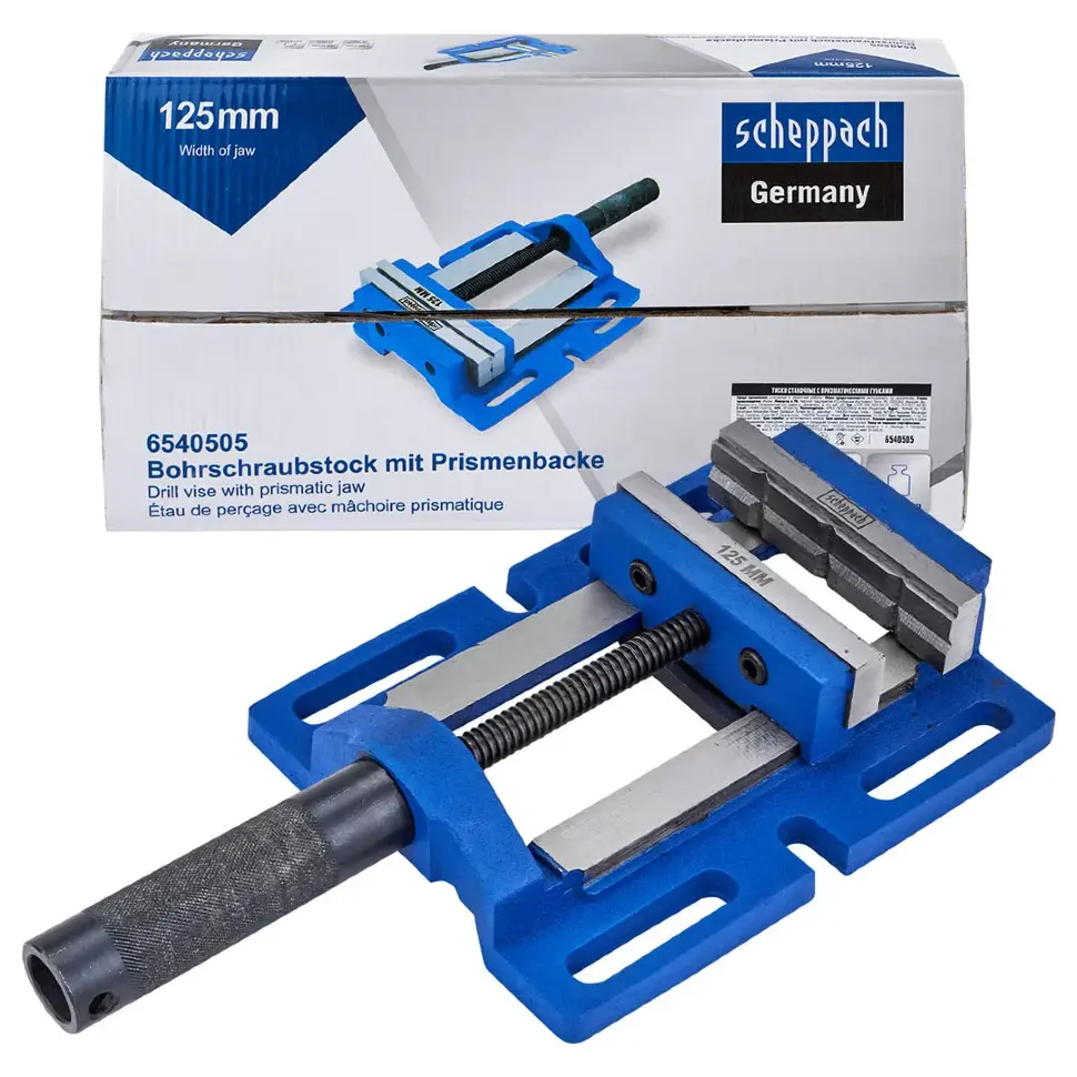 Тиски станочные 125мм  Scheppach Sch-6540505
