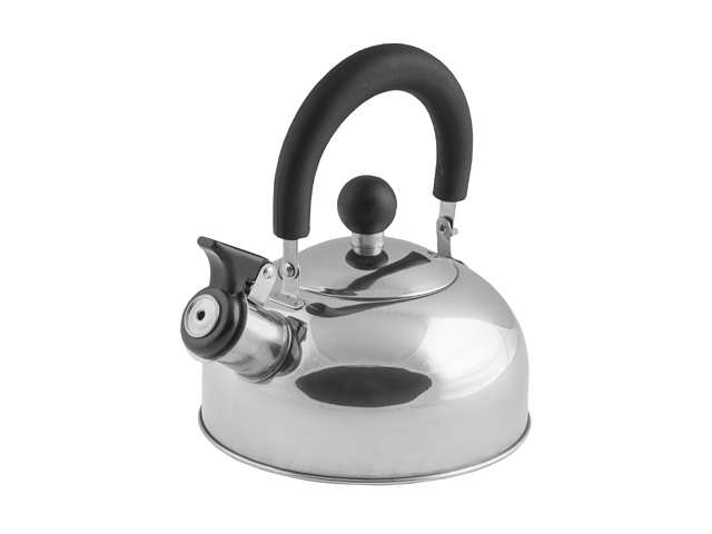 Чайник со свистком, нержавеющая сталь, 1.2 л, серия Holiday,  серебристый металлик  ...PERFECTO LINEA 52-012018