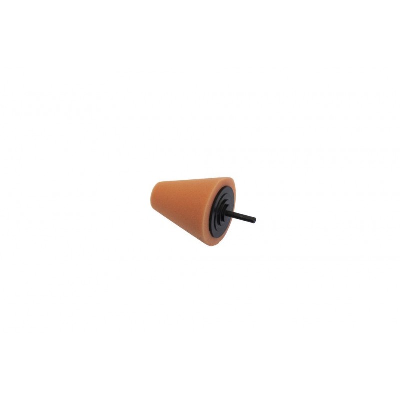 Губка полировальная для дрели конусная (80/30 мм.,оранжевая)  ...Forsage F-PL80S
