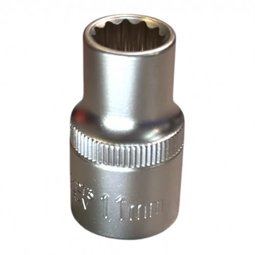 Головка торцевая 1/2" 12гр. 11мм, L38 мм, CrV H-D HD-1273
