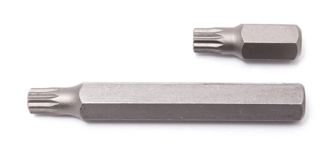 Бита 12-лучевая SPLINE M8х75мм,10мм Rock FORCE RF-1787508