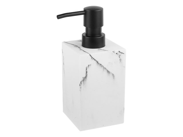 Диспенсер для мыла MARBLE, белый (71х71х172 mm)  PERFECTO LINEA 35-000001