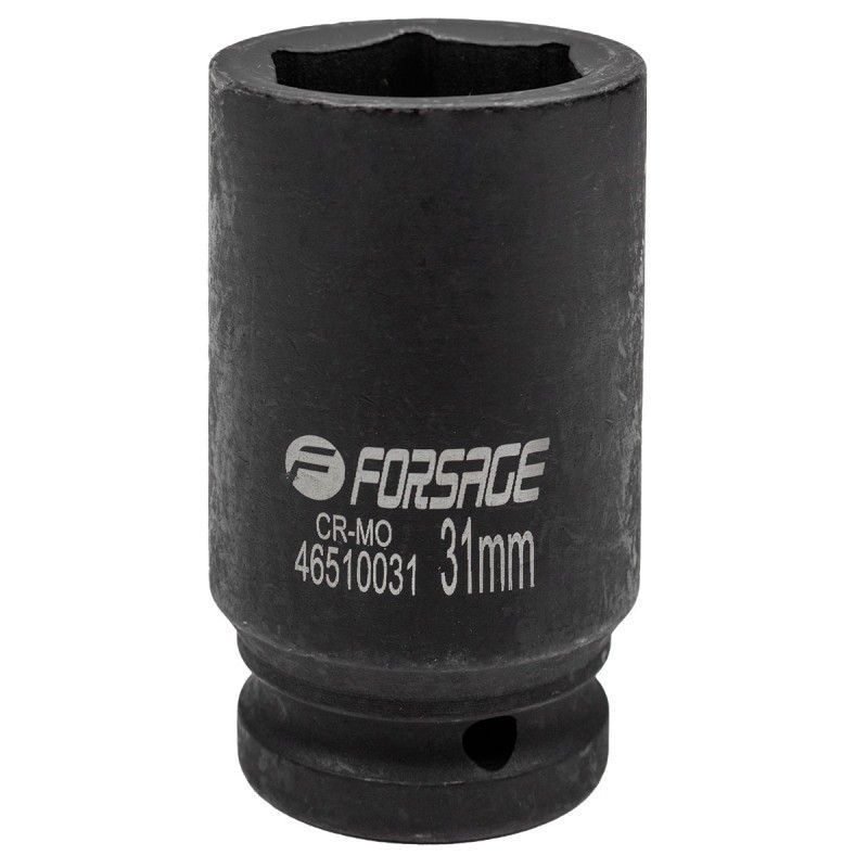 Головка ударная глубокая 3/4", 31мм (6гр.) Forsage F-46510031