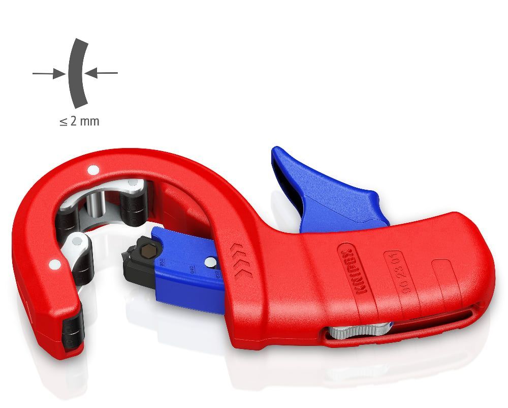 Труборез для пластиковых дренажных труб DP50   KNIPEX 902301BK