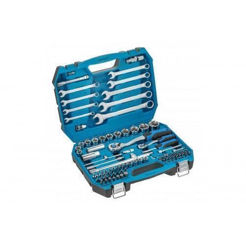 Набор инструмента 1/2", 1/4"  (85пр.) CrV HOEGERT HT1R425