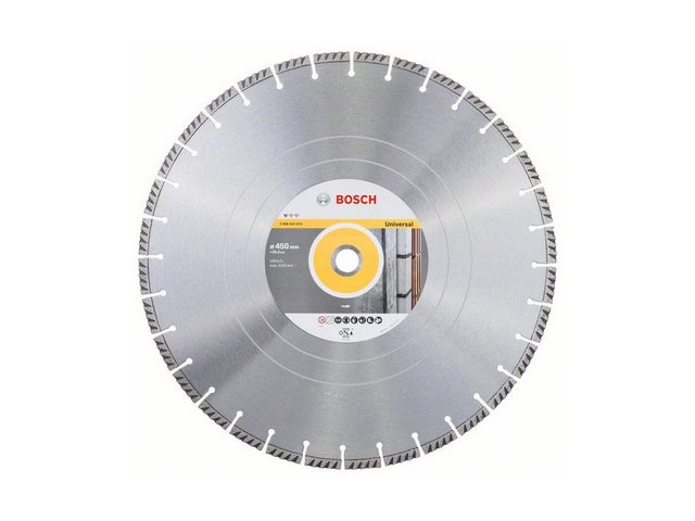 Алмазный круг 450х25.4 mm универсальный сегментированный Turbo STANDARD FOR UNIVERSAL  ...BOSCH 2608615074