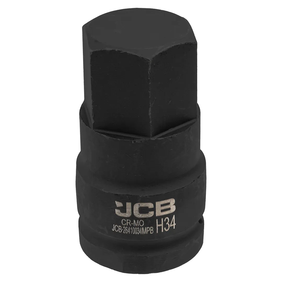 Головка-бита ударная 6-гранная 3/4", 34мм JCB JCB-26410034MPB