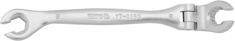 Ключ разрезной с шарниром 8 мм. CrV  YATO YT-0180