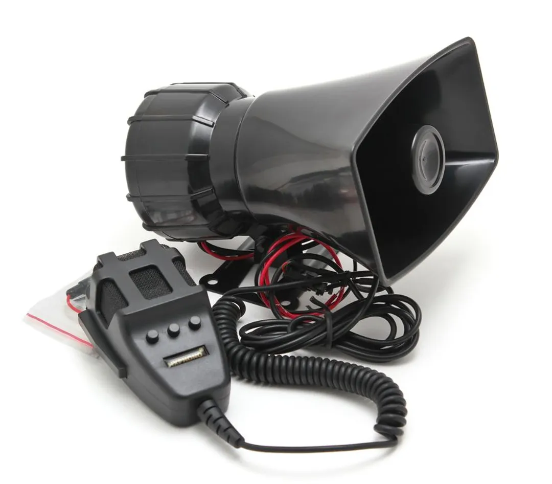Сигнал 3 звука  12V 50W с микрофоном  KING SMD-350