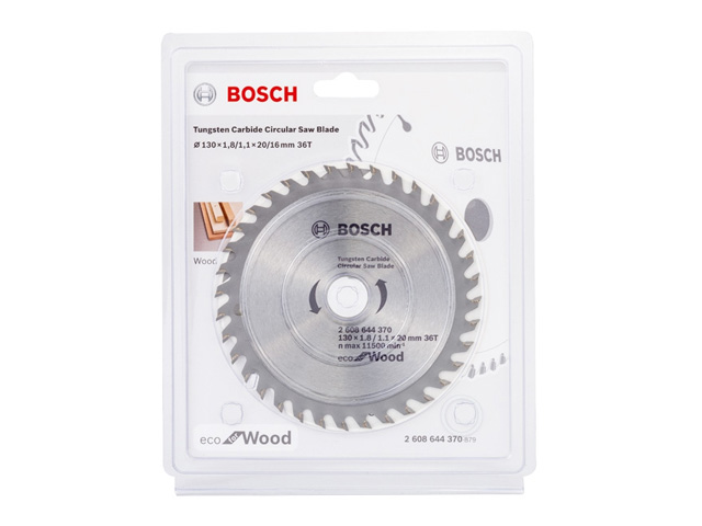 Диск пильный универсальный, 130х20 мм, 36 зуб., MULTIMATERIAL WOOD,  BOSCH 2608644370