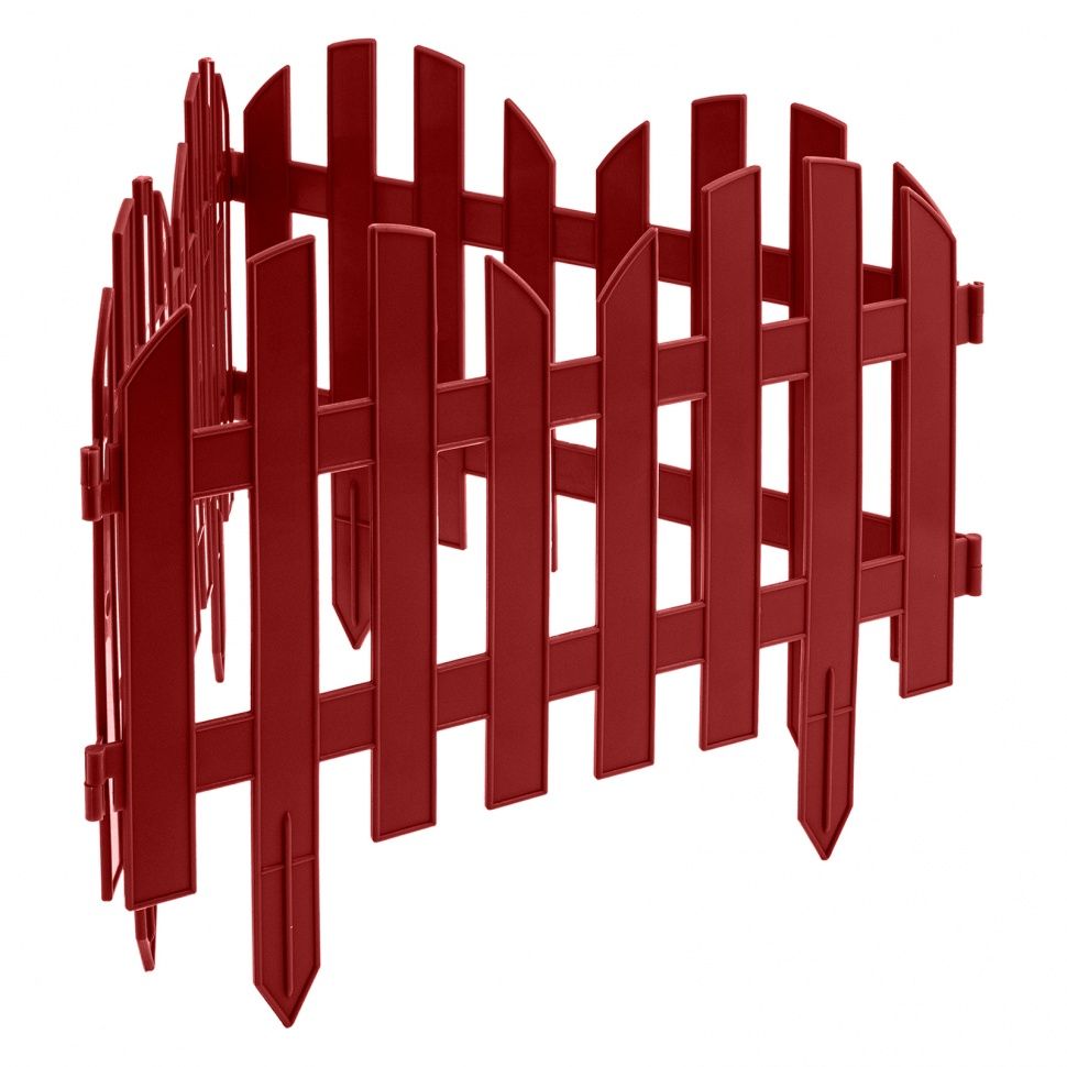 Забор декоративный "Романтика", 28х300 см, терракот PALISAD ...PALISAD HOME 65025