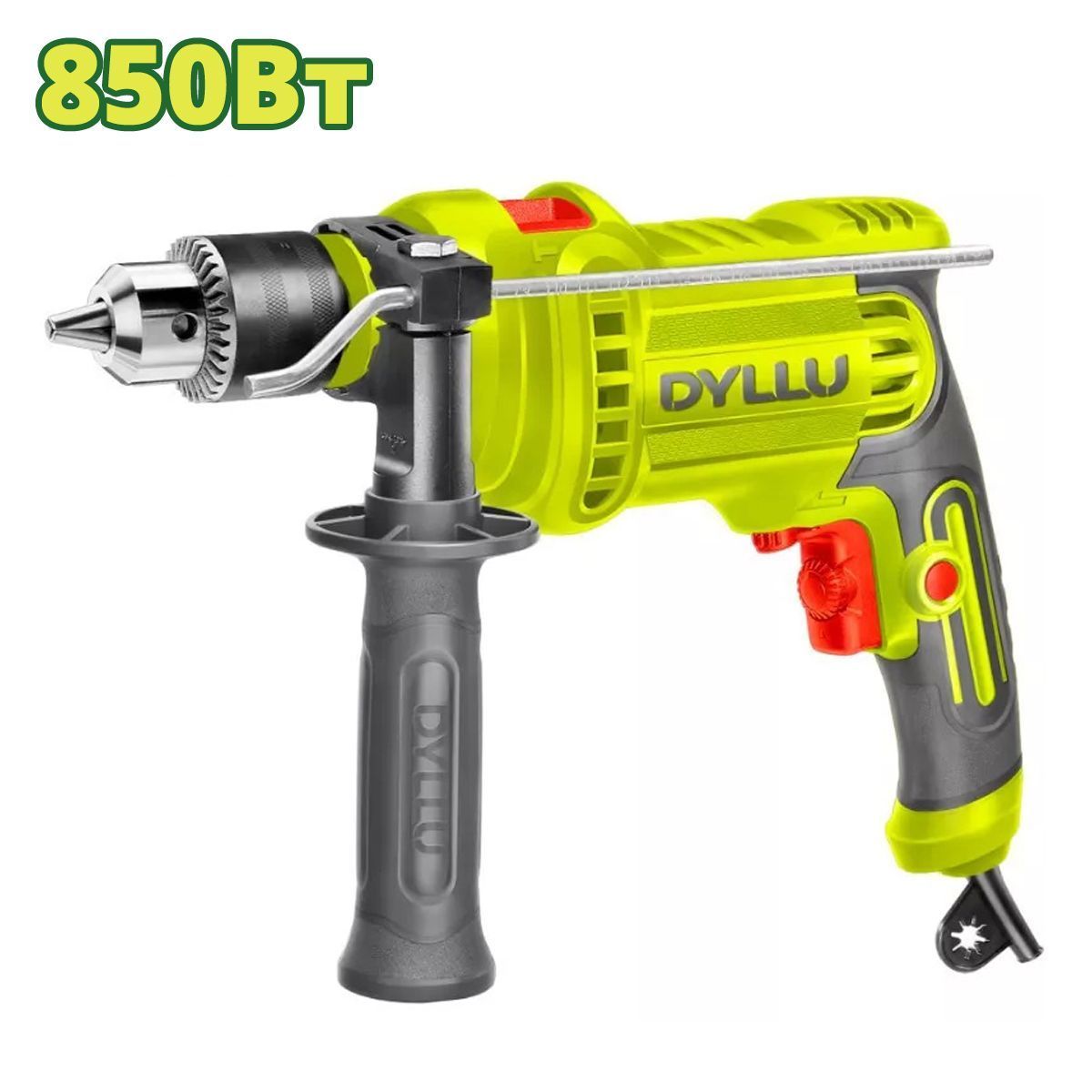 Дрель ударная, 220-240В, 850Вт, 1/2", 0-3000об/мин, DYLLU DTMD15851