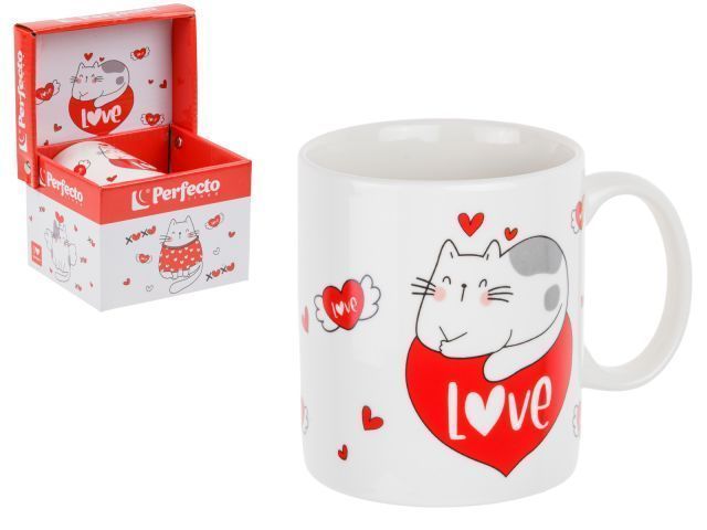 Кружка керамическая, в кор., 350 мл., CATS-1 PERFECTO LINEA 30-062601