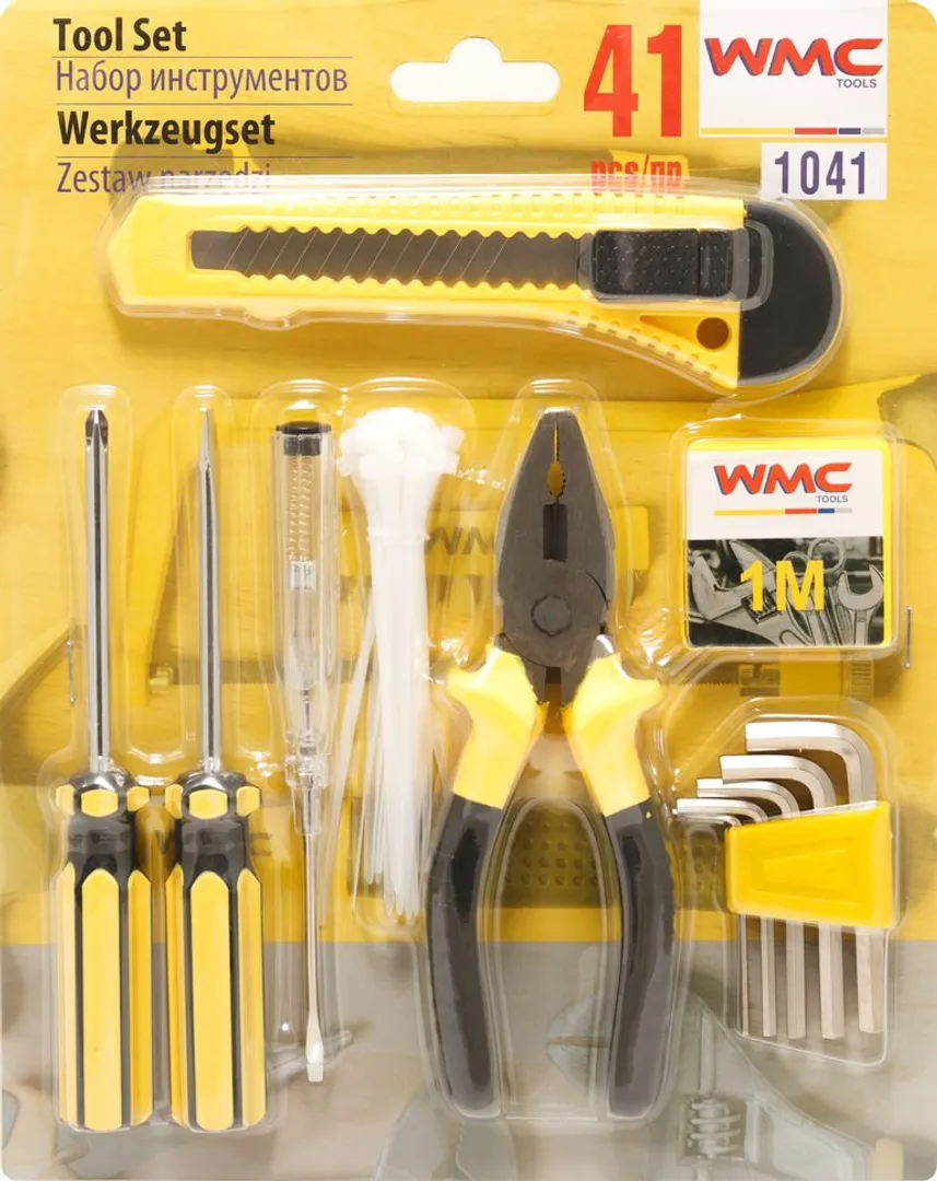 Набор инструментов 41 пр.  WMC TOOLS 1041