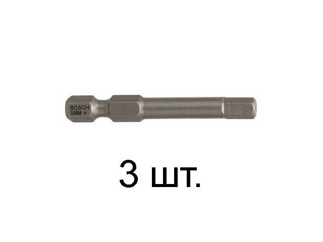 Насадка с шестигр. хв. Is 5  49мм  () (3 шт)  BOSCH 2607001734