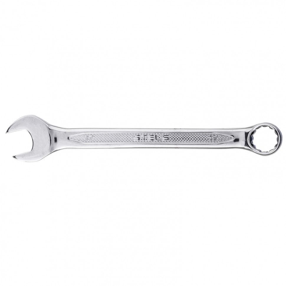 Ключ комбинированный, 17 mm, CrV, антислип  Stels 15254
