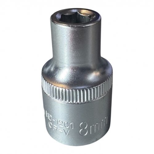 Головка торцевая 1/2" 6гр. 8мм L38мм CrV H-D HD-1201