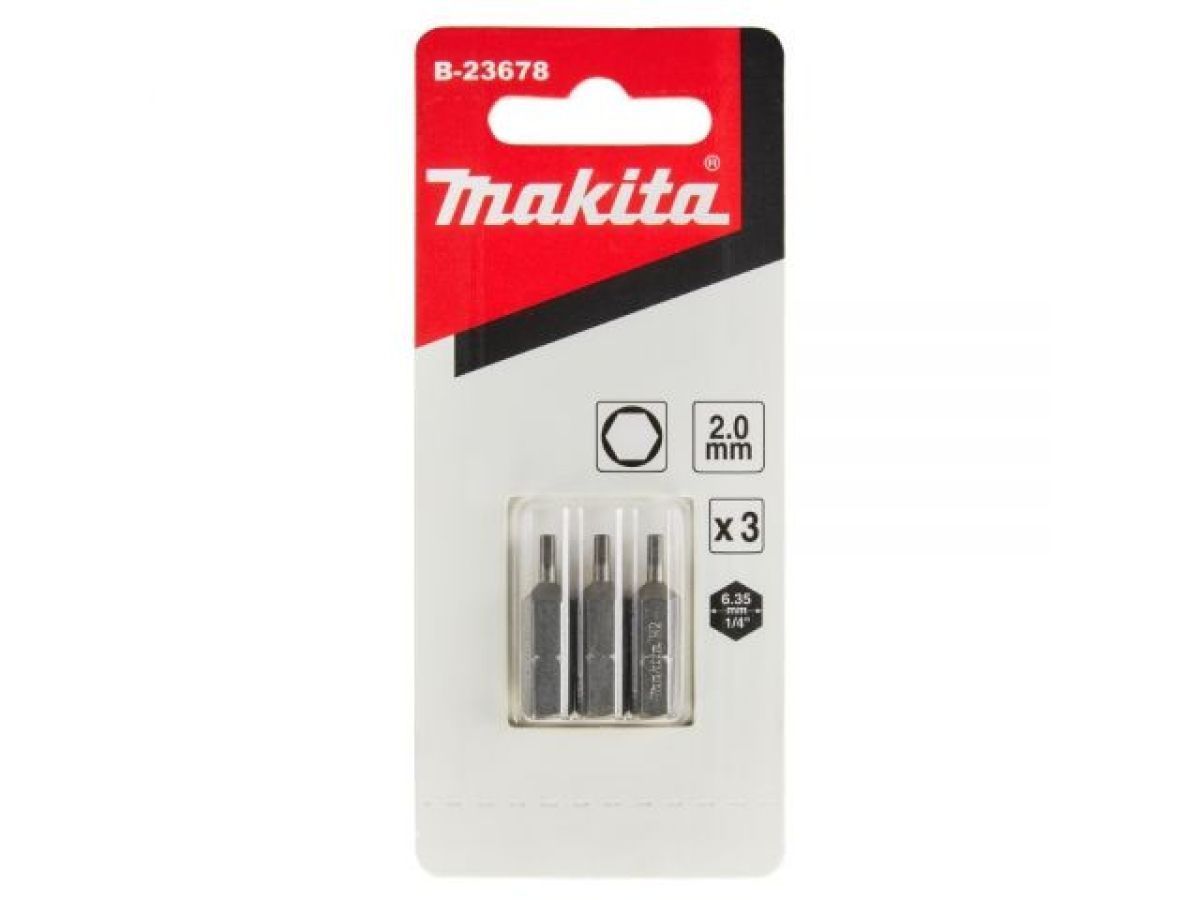 Насадка HEX2.0, 25 мм, C-form, 3 шт. MAKITA B-23678