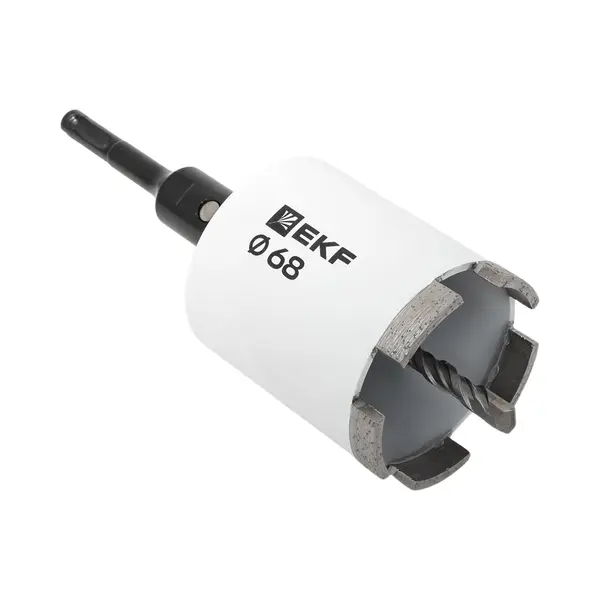 Коронка алмазная DCH-68 (верхнее пылеудаление) Laser M16 SDS-Plus EXPERT EKF dch-68-t-m16