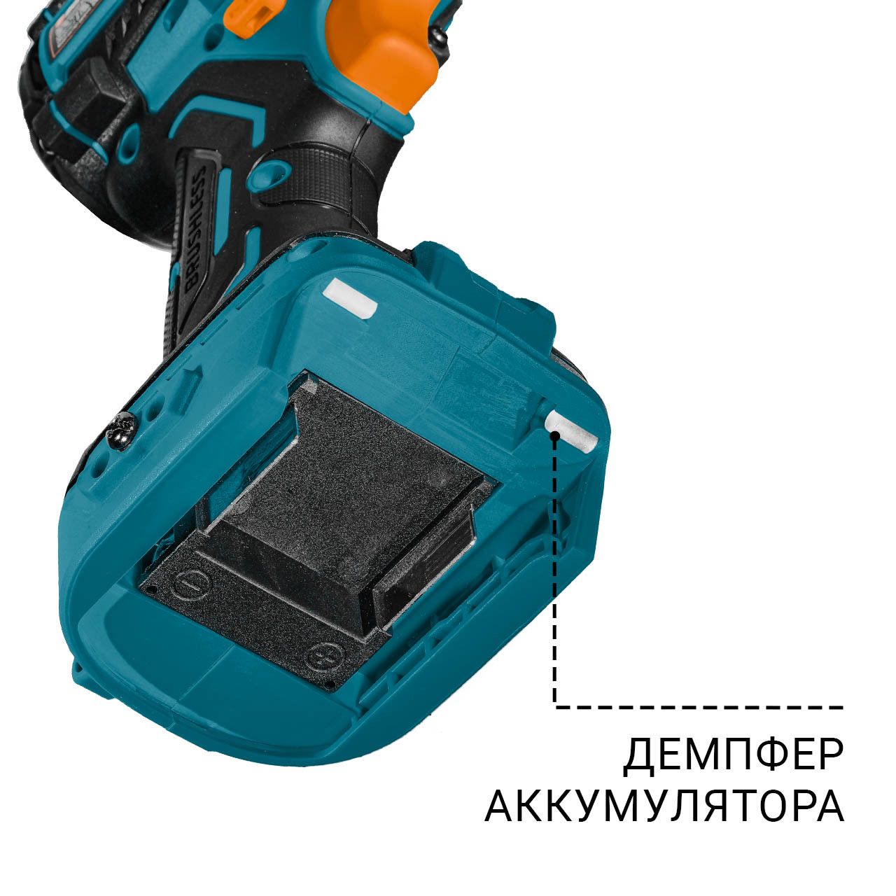 Дрель-шуруповерт аккумуляторная ударная, 18В, 2АКБ 4,0 А/ч, 100 Нм,  0-2000 об/мин,  5700-30000 уд/мин, Bort BAB-21U