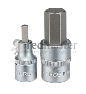 Головка 1/2"-бита 6 гр.L=55мм;7мм Force 34405507