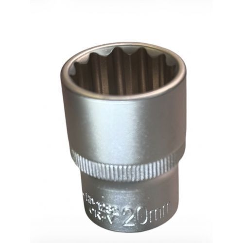 Головка торцевая 1/2" 12гр. 20 мм, L38 мм, CrV H-D HD-1282
