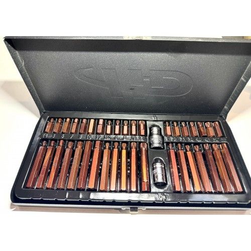 Головки-биты специальные TORX, HEX, SPLINE (набор 40пр.) S2 58-62 HRS  H-D HD-0400