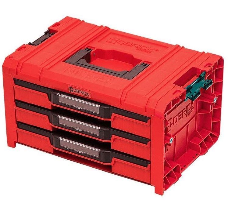 Ящик для инструментов System PRO Drawer 3 Toolbox 2.0 Expert RED Ultra HD (красный) QBRICK SKRQPROD3E2CCZEPG001