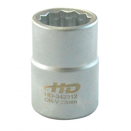Головка торцевая 3/4" 12гр. 23мм L50мм CrV H-D HD-342312