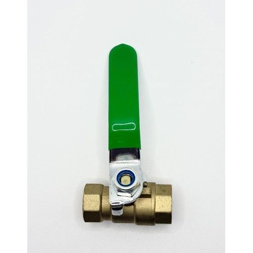 Кран воздушный шаровый с внутренними резьбами 3/8" x 3/8" (латунь) H-D HD-BV7-F38