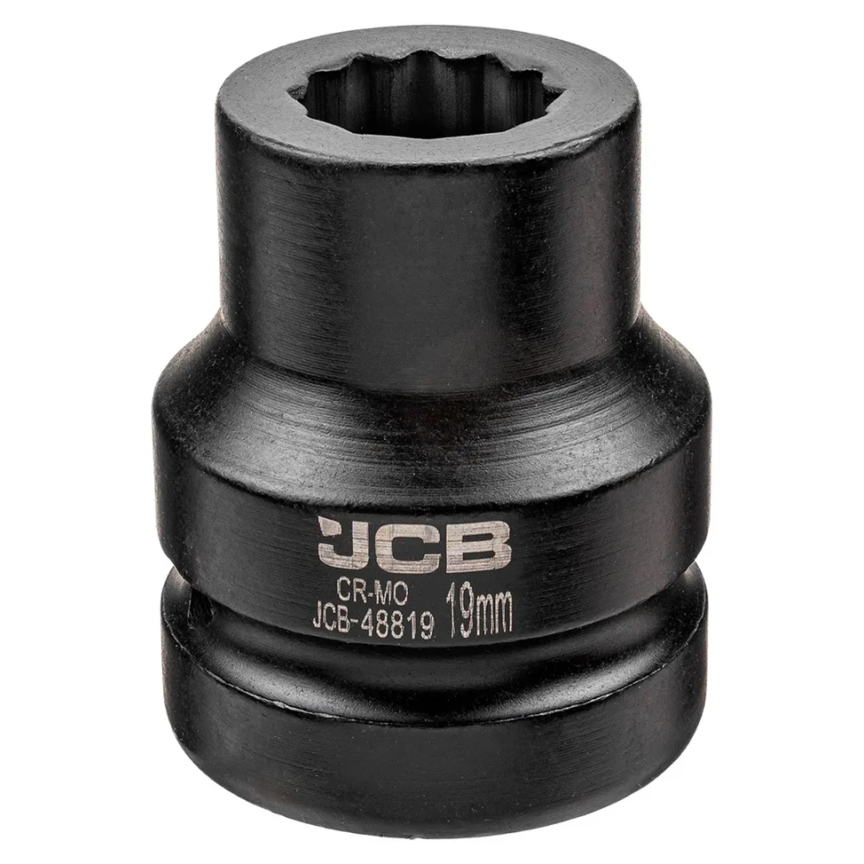 Головка ударная 19мм (12гр.), 1"  JCB JCB-48819