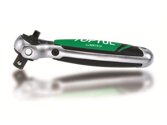 Трещотка 1/4"-1/2" 72зуб. 160mm двухсторонняя Toptul CJMM1616