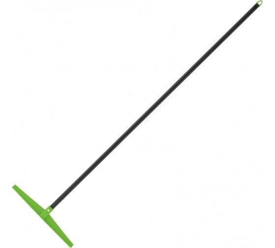 Грабли пластиковые, 430 мм, 13 прямых зубьев, металлический черенок Сибртех 61730