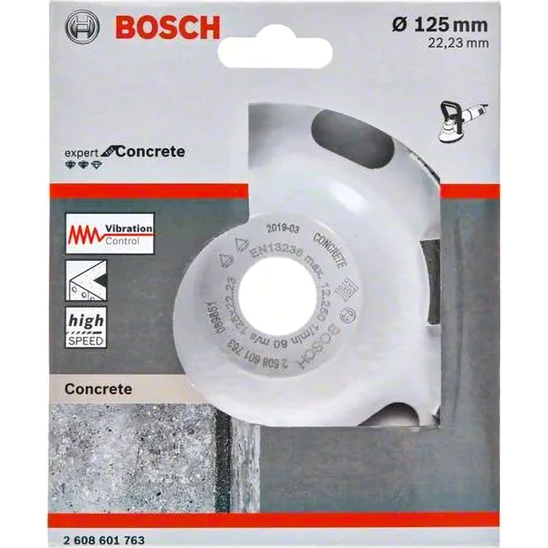 Алмазная шлифовальная чашка 125x22,23x5 мм Pro Concrete по бетону BOSCH 2.608.601.763
