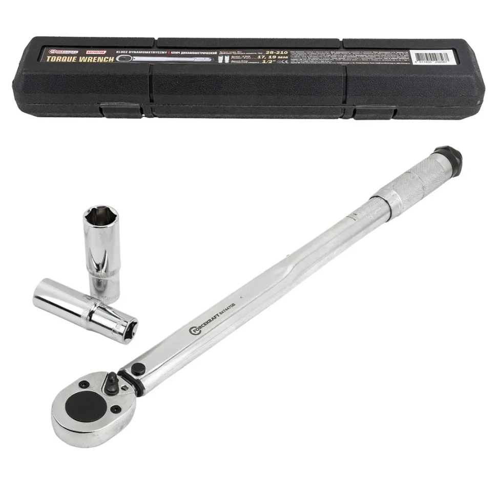 Ключ динамометрический 1/2" 28-210 Нм  FORCEKRAFT FK-6474470B