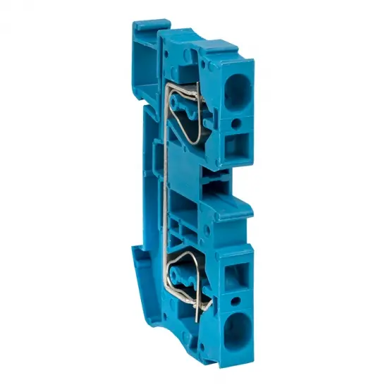Колодка клеммная пружинная JXB-ST-4 41А синяя EKF plc-jxb-st-4-blue