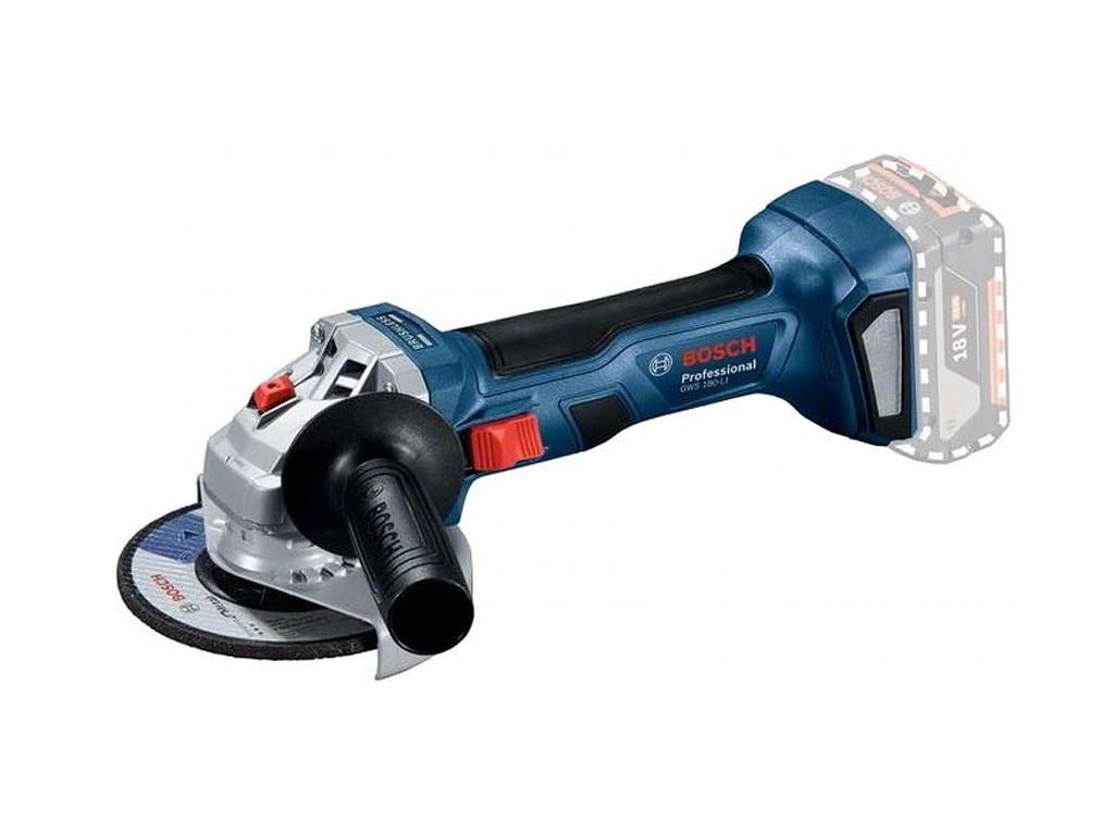 Углошлифмашина GWS 18V-10 аккумуляторная (2АКБ 5,0А/ч /L-Boxx)  BOSCH 0.601.9J4.004