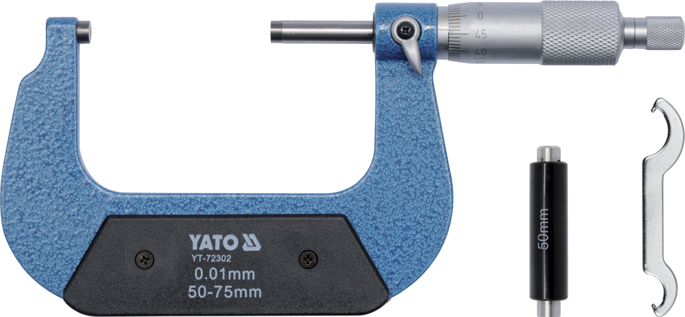 Микрометр 50-75mm  YATO YT-72302