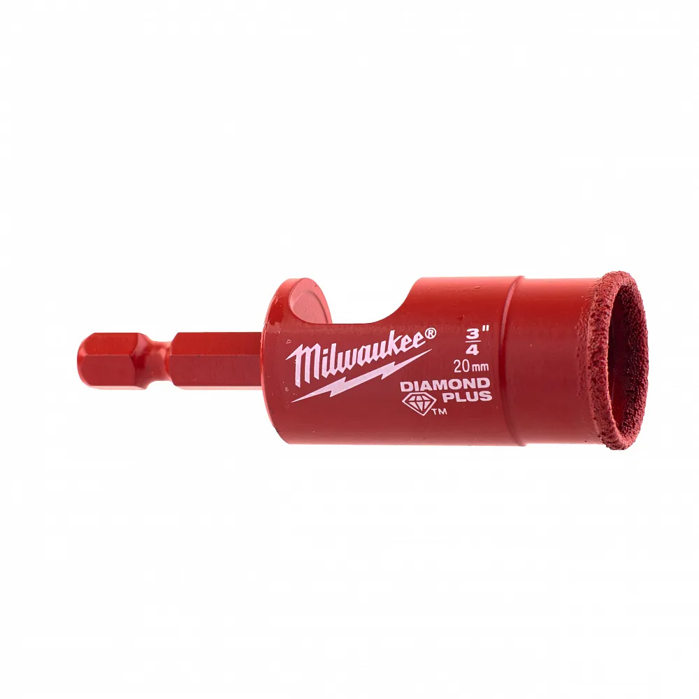 Коронка алмазная Diamond Plus 20 мм 1/4" Hex MILWAUKEE Milwaukee 49560515