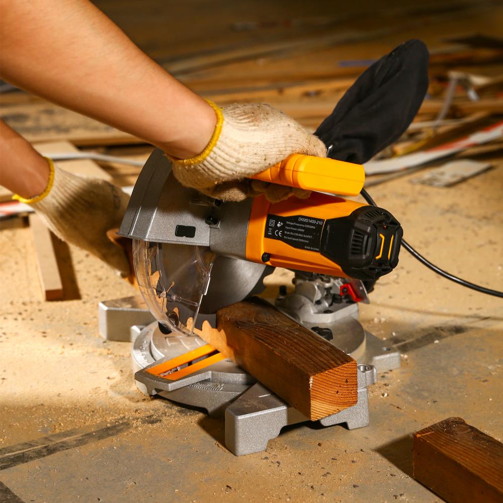 Пила торцовочная 1400Вт, 210х30мм, DEKO DKMS1400-210