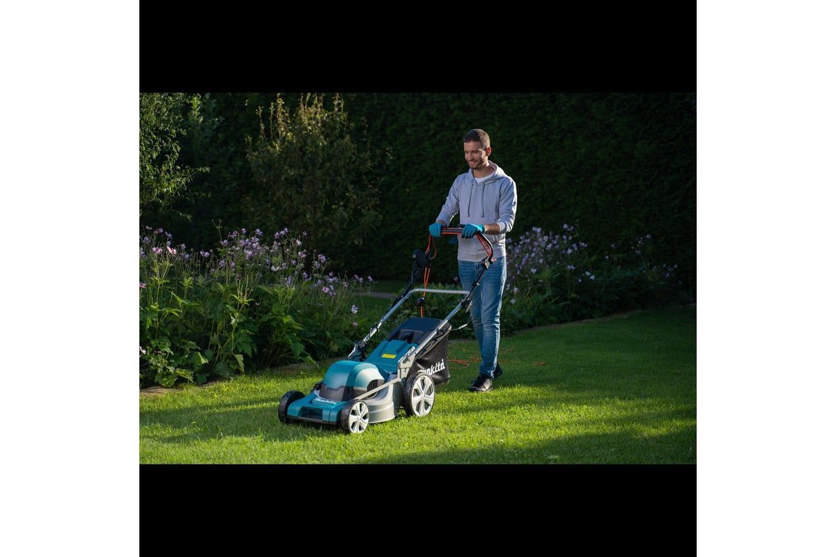 Газонокосилка ELM4620 электрическая ,1800 Вт ,46 см ,BL ,несамоходная,  MAKITA ELM4620