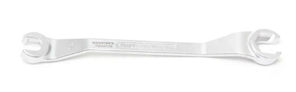 Ключ разрезной для тормозных трубок с изгибом 45° 14x17мм Rock FORCE RF-7511417B