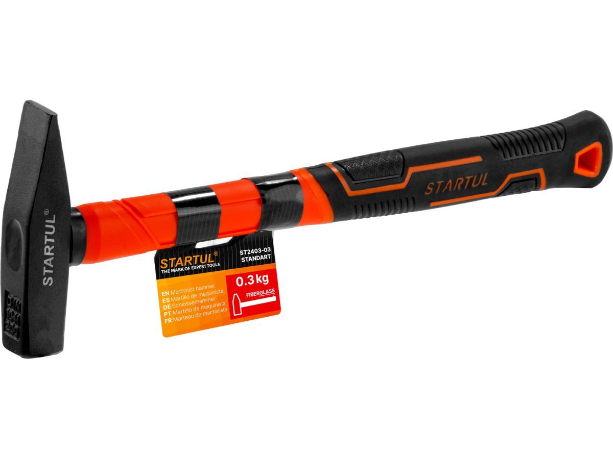 Молоток 0,3кг с фибергл.рукояткой  STANDART (ST2403-03) STARTUL ST2403-03